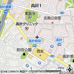 愛知県名古屋市名東区高針1丁目1707周辺の地図