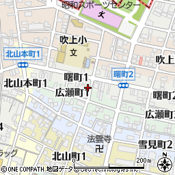 愛知県名古屋市昭和区曙町1丁目22周辺の地図