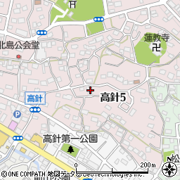 愛知県名古屋市名東区高針5丁目603周辺の地図