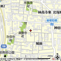 愛知県名古屋市中村区岩塚町郷中96周辺の地図