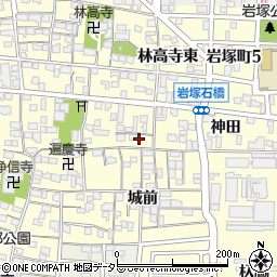 愛知県名古屋市中村区岩塚町郷中109周辺の地図