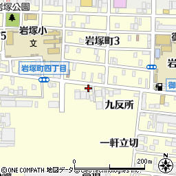 愛知県名古屋市中村区岩塚町竜子田9-3周辺の地図