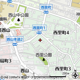 愛知県名古屋市名東区西里町2丁目43周辺の地図