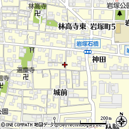 愛知県名古屋市中村区岩塚町郷中113周辺の地図