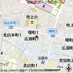 愛知県名古屋市昭和区曙町1丁目20周辺の地図