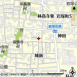 愛知県名古屋市中村区岩塚町郷中110周辺の地図