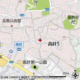 愛知県名古屋市名東区高針5丁目602周辺の地図