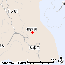愛知県豊田市東中山町井戸洞周辺の地図