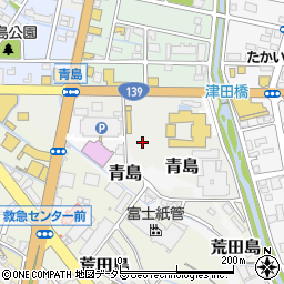 〒417-0046 静岡県富士市青島の地図