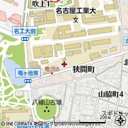 愛知県名古屋市昭和区狭間町14周辺の地図