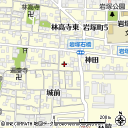 愛知県名古屋市中村区岩塚町郷中114周辺の地図