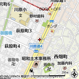 愛知県名古屋市昭和区川原通3丁目3周辺の地図