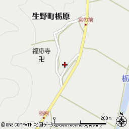 兵庫県朝来市生野町栃原250周辺の地図