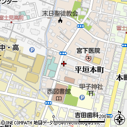 萩原家具店周辺の地図