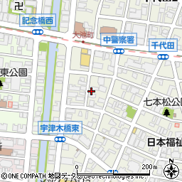名鉄協商千代田３丁目第３駐車場周辺の地図