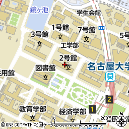 愛知県名古屋市千種区不老町周辺の地図