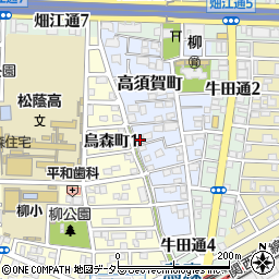 ハーモニーテラス高須賀町周辺の地図
