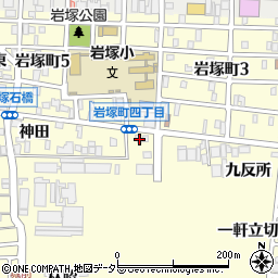 愛知県名古屋市中村区岩塚町竜子田3周辺の地図