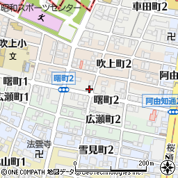 愛知県名古屋市昭和区曙町2丁目3周辺の地図