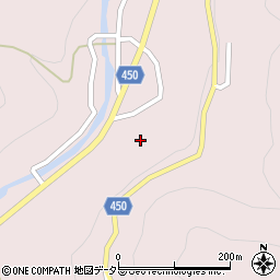 岡山県津山市奥津川461周辺の地図