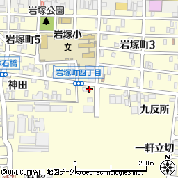愛知県名古屋市中村区岩塚町竜子田4周辺の地図