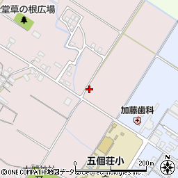 滋賀県東近江市五個荘金堂町1518周辺の地図