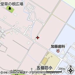 滋賀県東近江市五個荘金堂町1518周辺の地図