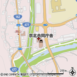 京都府京都市右京区京北周山町下寺田1-1周辺の地図