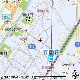 滋賀県東近江市五個荘小幡町584-2周辺の地図