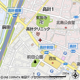 愛知県名古屋市名東区高針1丁目1704周辺の地図