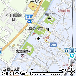滋賀県東近江市五個荘小幡町693周辺の地図