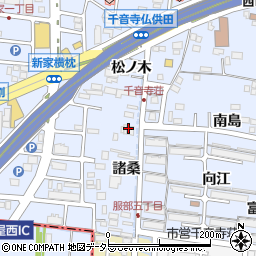 名古屋銀行千音寺支店周辺の地図