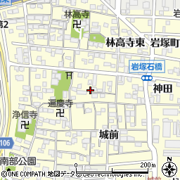 愛知県名古屋市中村区岩塚町郷中104周辺の地図