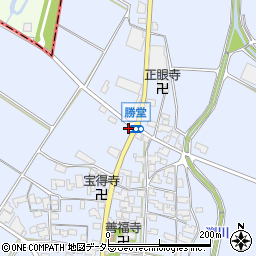 滋賀県東近江市勝堂町492-1周辺の地図
