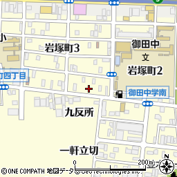 愛知県名古屋市中村区岩塚町3丁目168周辺の地図