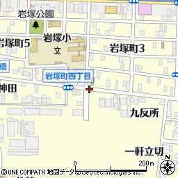 岩塚小学校周辺の地図