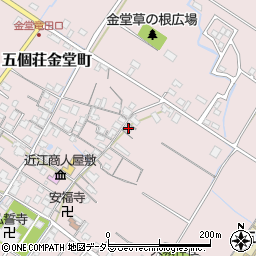 滋賀県東近江市五個荘金堂町369周辺の地図