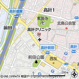 愛知県名古屋市名東区高針1丁目1703周辺の地図