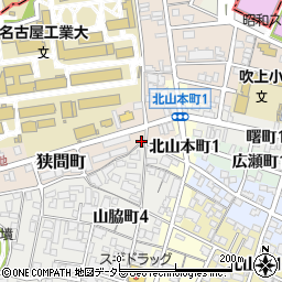 愛知県名古屋市昭和区狭間町33周辺の地図