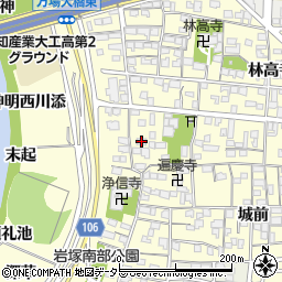 愛知県名古屋市中村区岩塚町郷中74周辺の地図