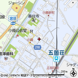 滋賀県東近江市五個荘小幡町592周辺の地図