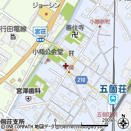 滋賀県東近江市五個荘小幡町696周辺の地図