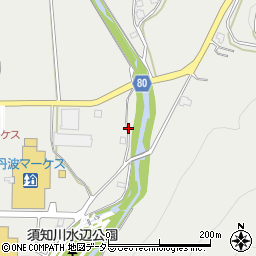 京都府船井郡京丹波町上野中井根周辺の地図