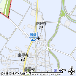 滋賀県東近江市勝堂町382周辺の地図
