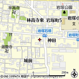 愛知県名古屋市中村区岩塚町郷中120周辺の地図