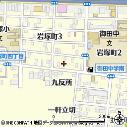 愛知県名古屋市中村区岩塚町3丁目171周辺の地図