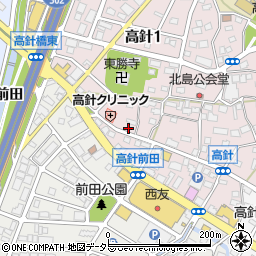 愛知県名古屋市名東区高針1丁目1518周辺の地図