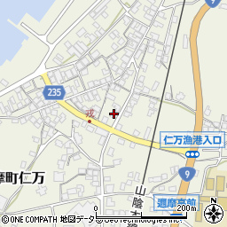 島根県大田市仁摩町仁万明神1423-1周辺の地図