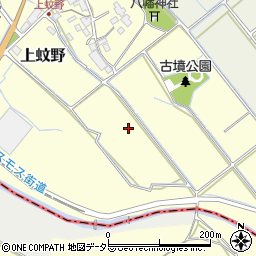 滋賀県愛知郡愛荘町上蚊野周辺の地図