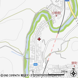 京都府南丹市日吉町殿田町筋周辺の地図
